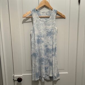 GAP Kids Blue Tie-Dye Casual Dress